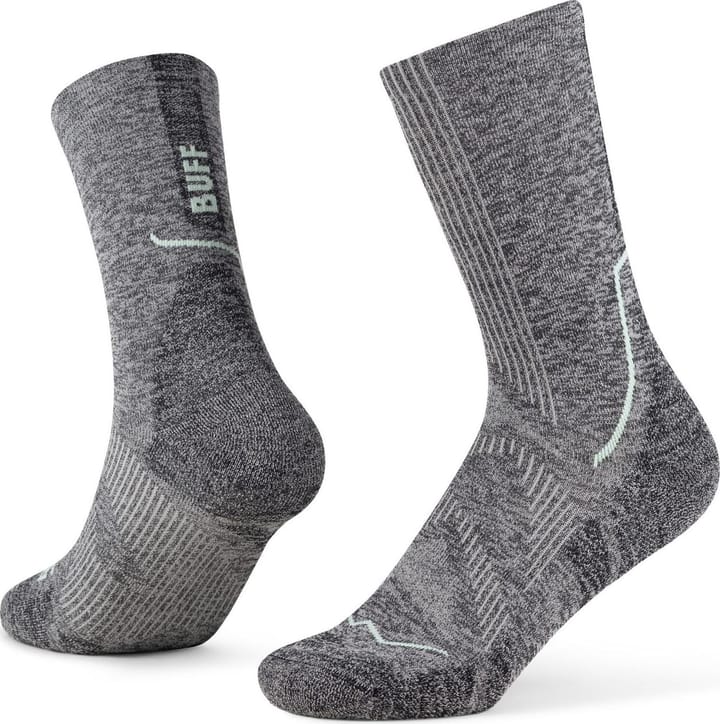 Buff Dryflx Crew Socks Grey Buff
