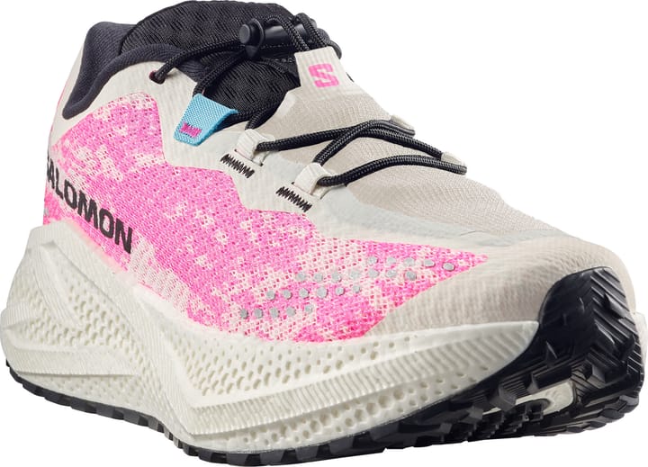 Salomon Women's Aero Glide 4 Grvl Vanilla Ice/Knockout Pink/Black Salomon