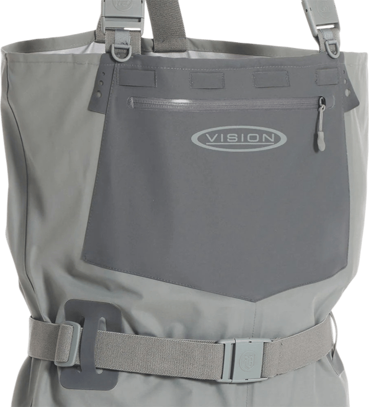 Vision Koski Grey Waders Short Small Sock Grey Vision