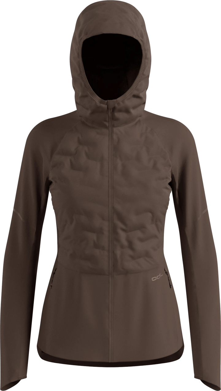 Odlo Women's Zeroweight Insulator Running Jacket Brown Granite Odlo