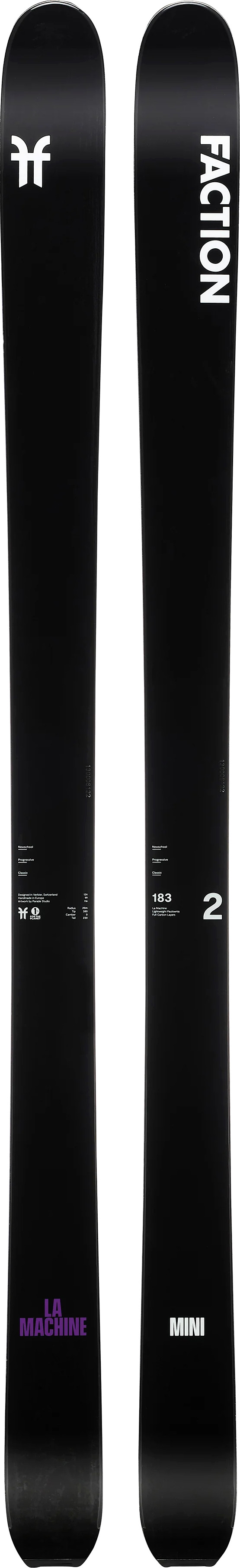 Faction La Machine 2 Mini Black Randosukset 171cm