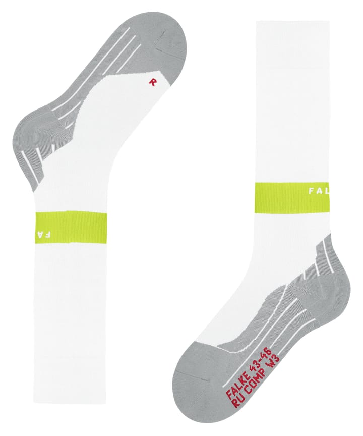 Falke Men's RU Compression Energy Running Knee-High White Falke