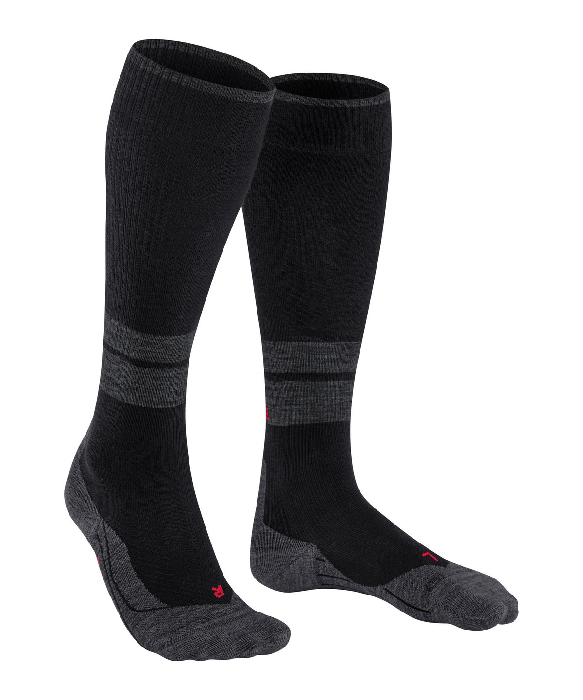 Falke Men’s TK Compression Energy Trekking Knee-high Socks Black
