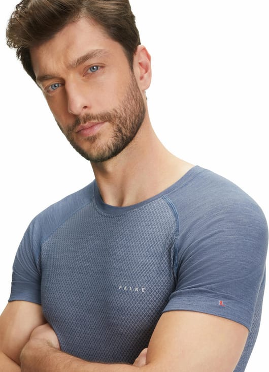 Falke Men's Wool Tech Light Shortsleeve Shirt Regular Capitain Falke