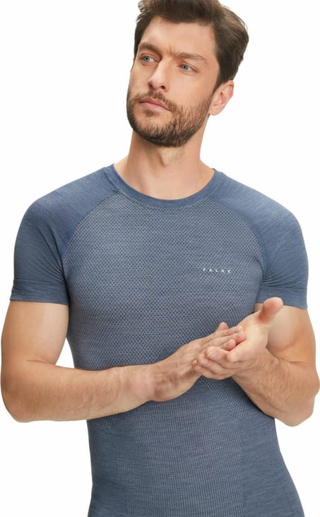 Falke Men's Wool Tech Light Shortsleeve Shirt Regular Capitain Falke