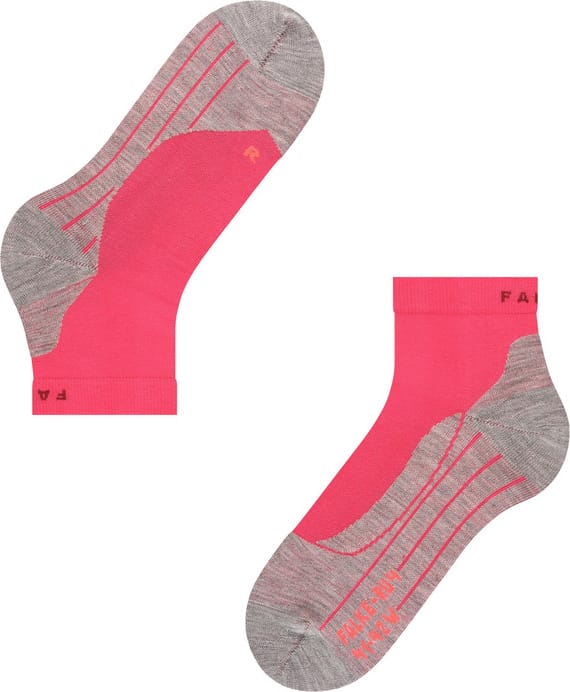 RU4 Short Women's Running Socks Rose