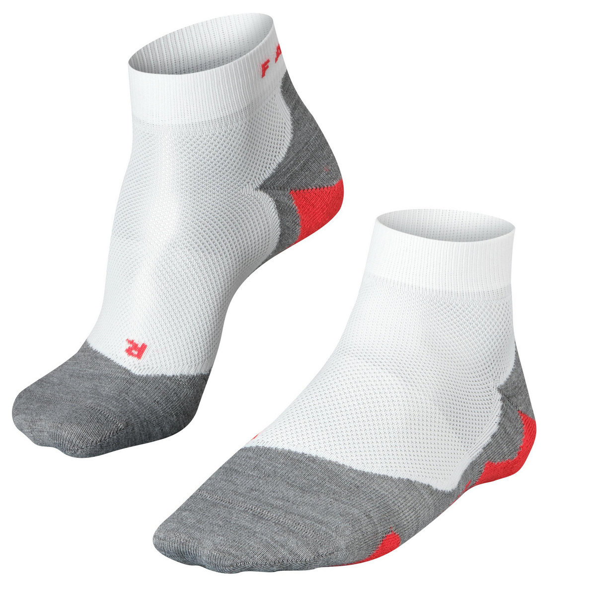 RU5 Lightweight Short Men’s Running Socks White-mix