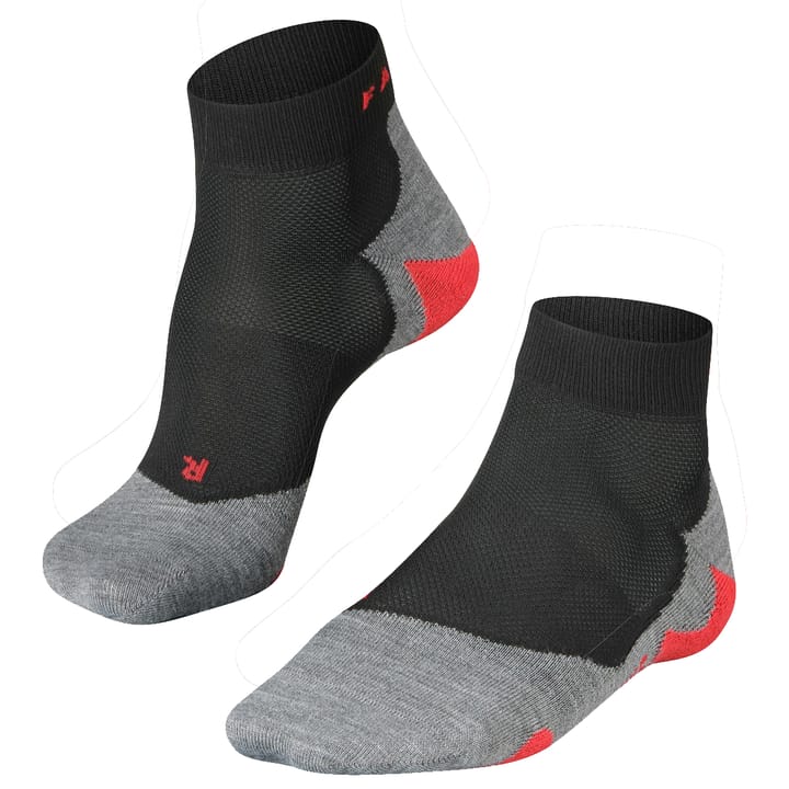 RU5 Lightweight Short Men's Running Socks Black-mix Falke