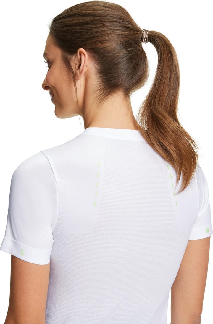 Women's Running T-Shirt Round-neck White Falke