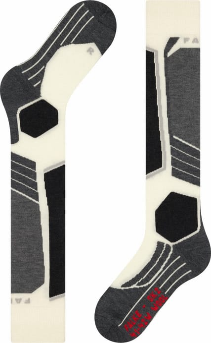 Falke Women's SK2 Intermediate Wool Women Skiing Knee-high Socks Off/White Falke