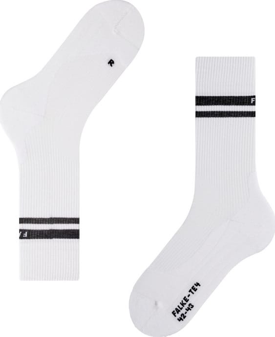 Falke Women's TE4 Classic Tennis Socks White/Black Falke