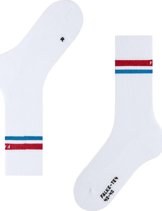 Falke Women's TE4 Classic Tennis Socks White/Black Falke