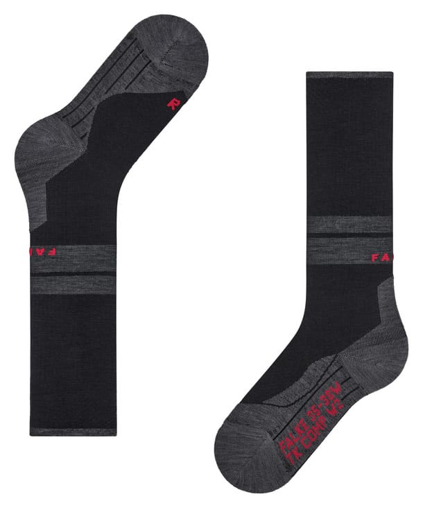 Falke Women's TK Compression Energy Trekking Knee-high Socks Black Falke