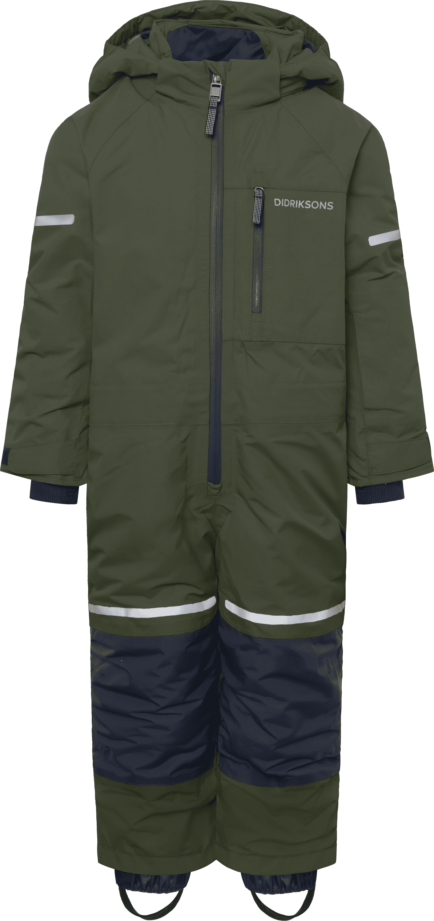 Didriksons Kids' Falken Coverall Deep Green