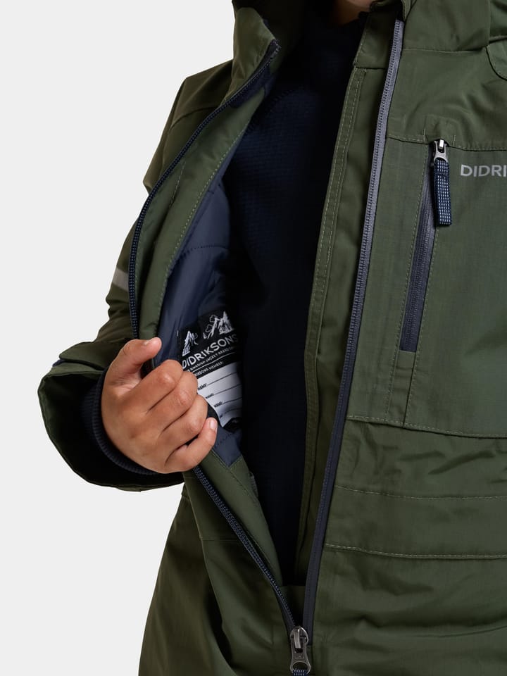 Didriksons Kids' Falken Coverall Deep Green Didriksons
