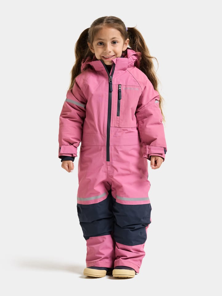 Didriksons Kids' Falken Coverall Heather Pink Didriksons