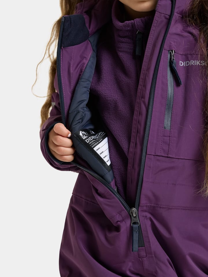 Didriksons Kids' Falken Coverall Northen Purple Didriksons