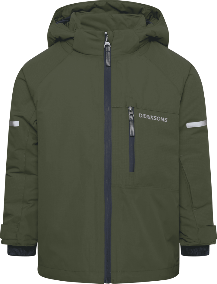 Didriksons Kids' Falken Jacket Deep Green Didriksons