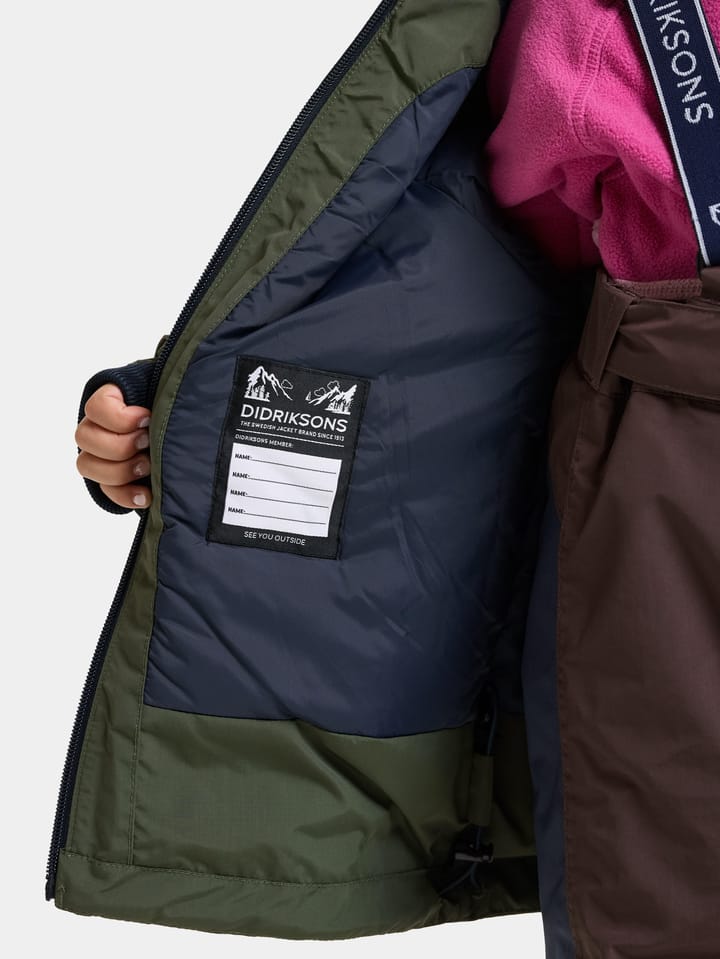 Didriksons Kids' Falken Jacket Deep Green Didriksons