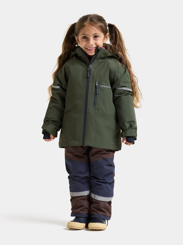 Didriksons Kids' Falken Jacket Deep Green Didriksons