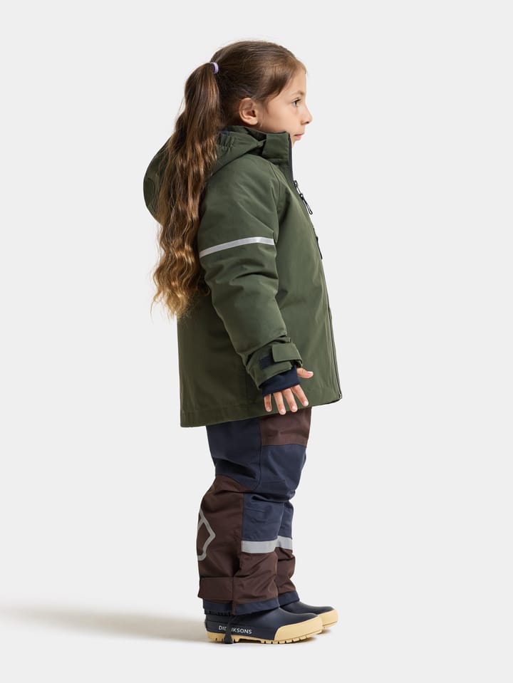 Didriksons Kids' Falken Jacket Deep Green Didriksons