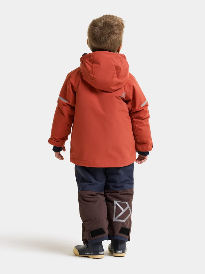 Didriksons Kids' Falken Jacket Rust Didriksons