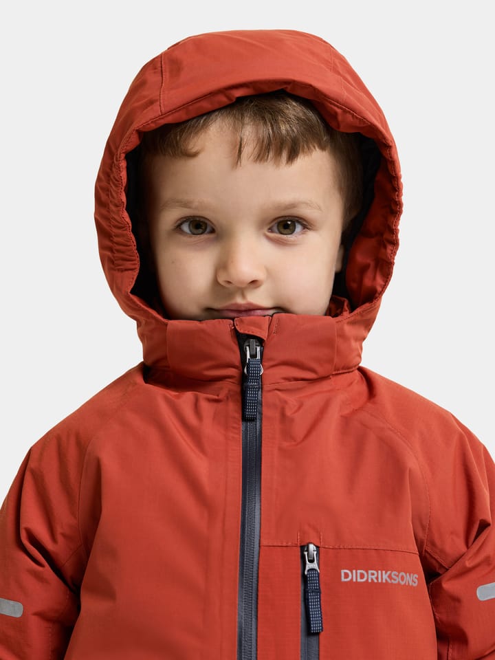 Didriksons Kids' Falken Jacket Rust Didriksons
