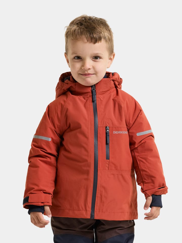 Didriksons Kids' Falken Jacket Rust Didriksons