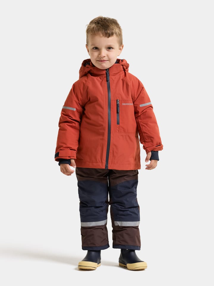 Didriksons Kids' Falken Jacket Rust Didriksons