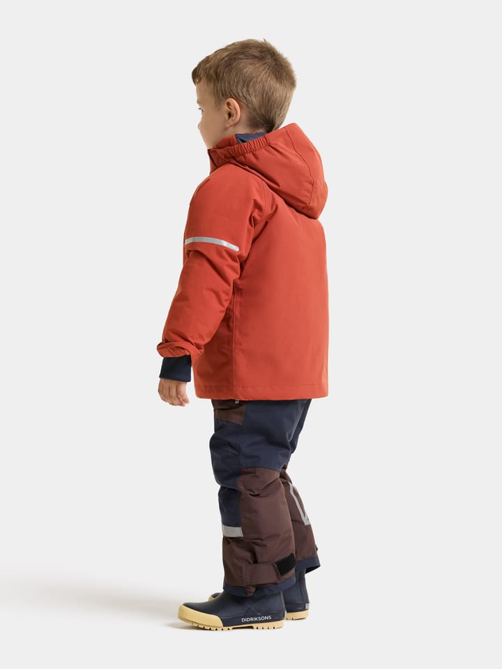 Didriksons Kids' Falken Jacket Rust Didriksons