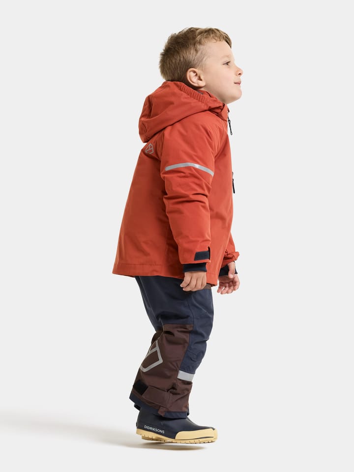 Didriksons Kids' Falken Jacket Rust Didriksons