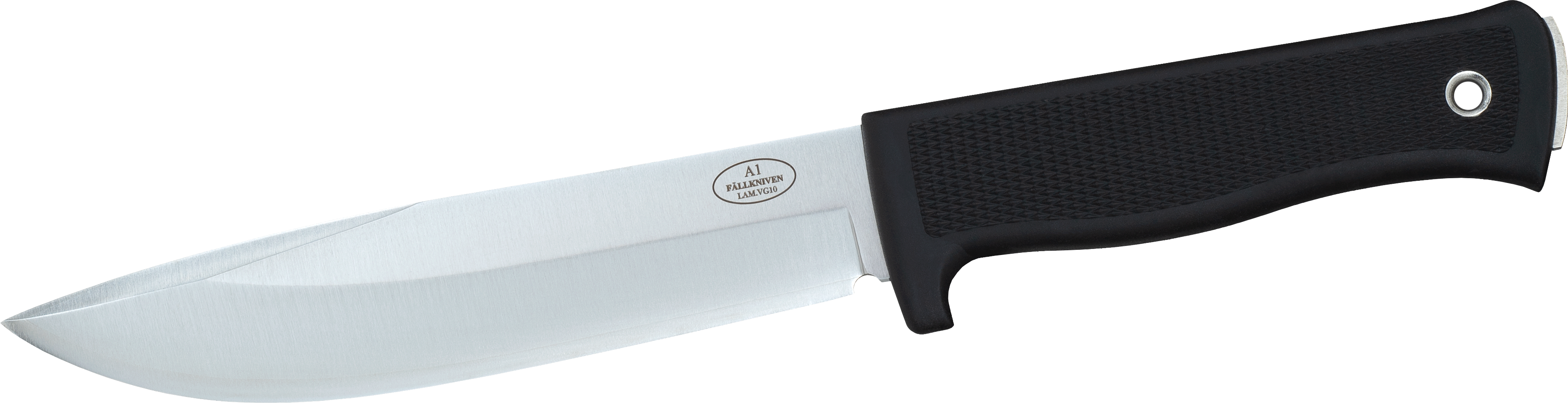 Fällkniven A1 With Leather Sheath Black