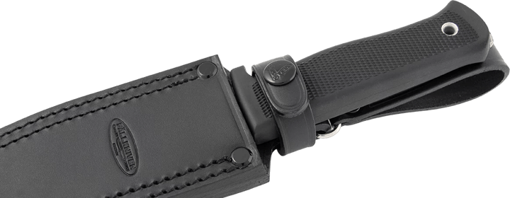 Fällkniven A1 With Leather Sheath Black Fällkniven