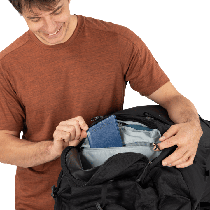 Osprey Men's Farpoint Trek 70 Black Osprey