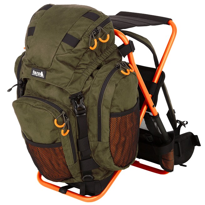 Fauna F35 PRO Älgen EVO stolryggsäck 35 liter i grönt