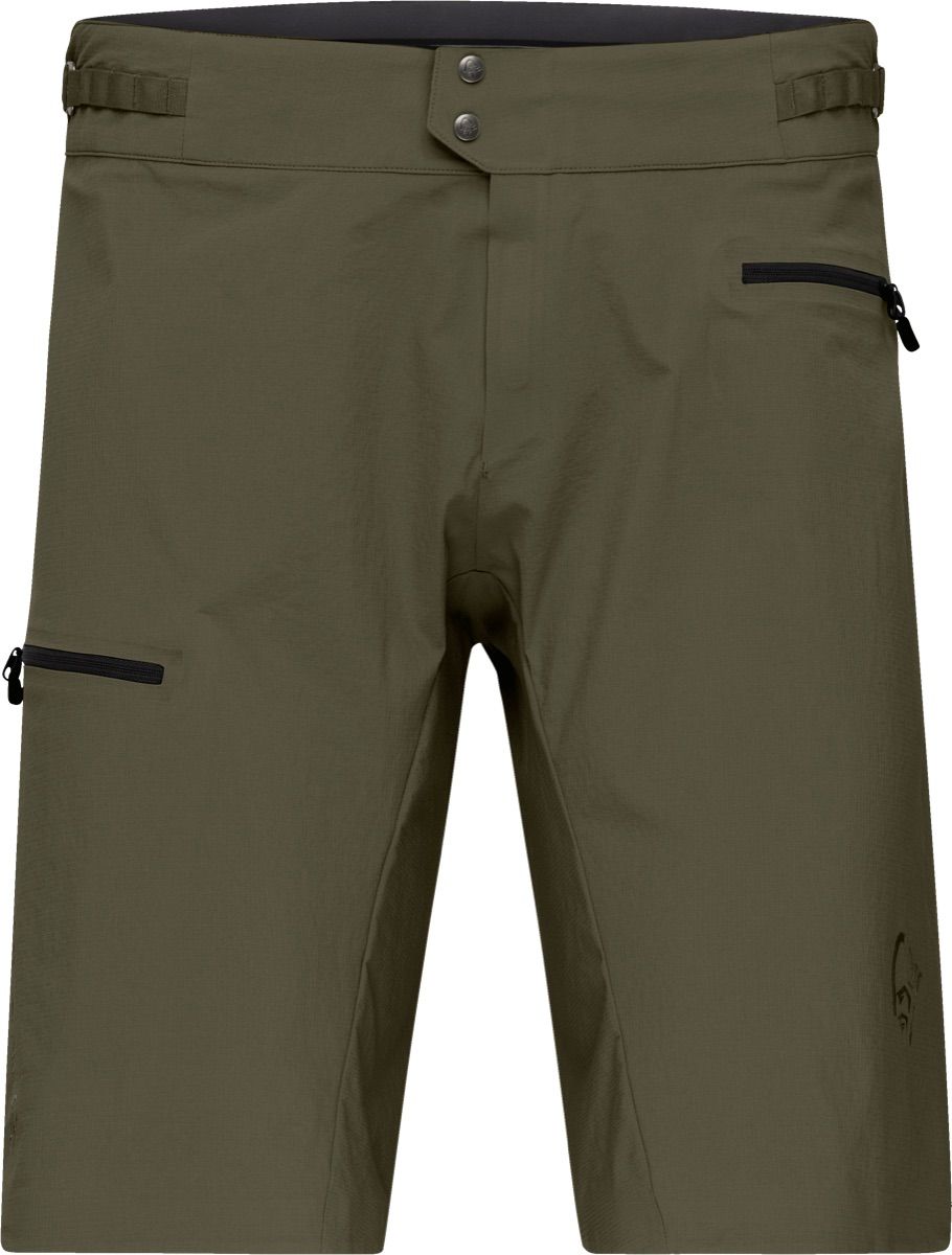 Norrøna Men's Fjørå Flex1 Light Shorts Olive Night