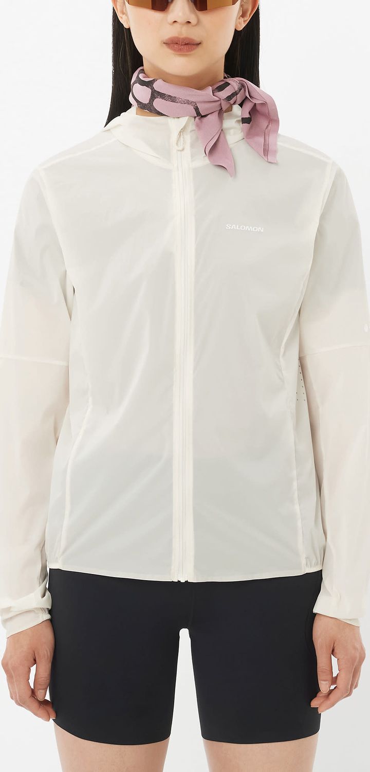 Salomon Women's Sense Aero Wind Jacket Whisper White Salomon