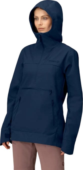 Norrøna Women's Femund Cotton Anorak Navy Blazer Norrøna