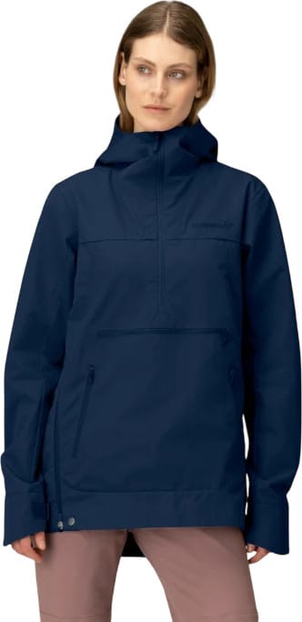Norrøna Women's Femund Cotton Anorak Navy Blazer Norrøna