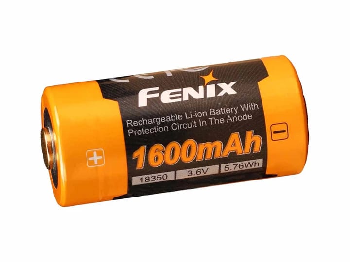 Fenix Fenix Arb-L18-1600 18350 Batteri 1600 Mah Orange Fenix