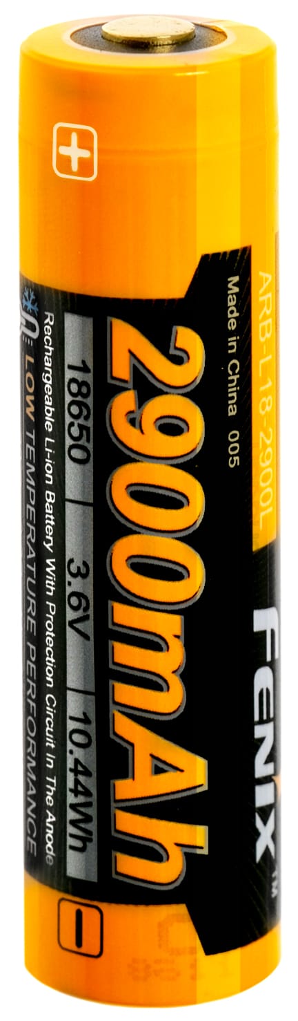 Fenix Fenix 18650 Batteri 2900 Mah Kulderesistent, 1 Stk Batteri Fenix Fenix Fenix 18650 Batteri 2900 Mah Kulderesistent, 1 Stk Batteri Fenix