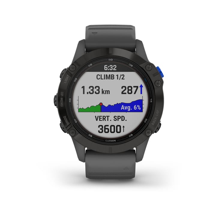 Garmin Fenix 6 Pro Solar Slate Gray W/Black Band Garmin Garmin Fenix 6 Pro Solar Slate Gray W/Black Band Garmin