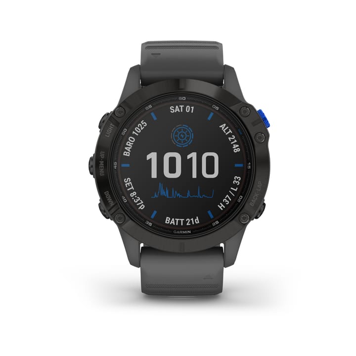 Garmin Fenix 6 Pro Solar Slate Gray W/Black Band Garmin Garmin Fenix 6 Pro Solar Slate Gray W/Black Band Garmin