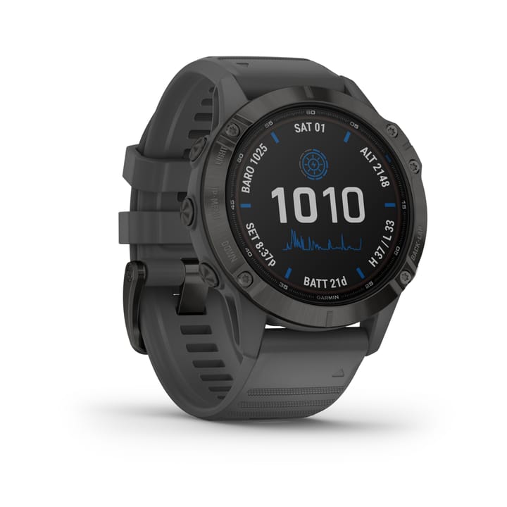 Garmin Fenix 6 Pro Solar Slate Gray W/Black Band Garmin Garmin Fenix 6 Pro Solar Slate Gray W/Black Band Garmin