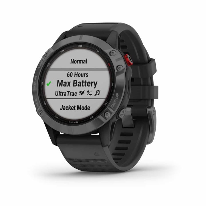 Garmin Fenix 6 Pro Solar Slate Gray W/Black Band Garmin