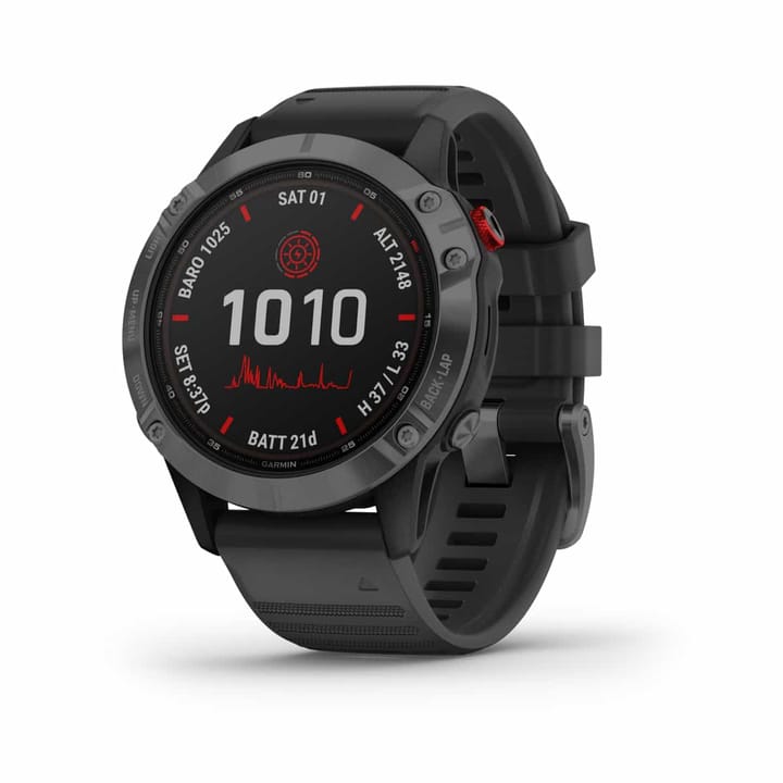 Garmin Fenix 6 Pro Solar Slate Gray W/Black Band Garmin Garmin Fenix 6 Pro Solar Slate Gray W/Black Band Garmin