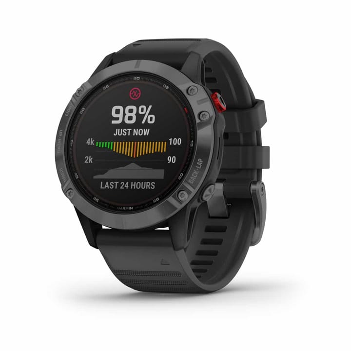 Garmin Fenix 6 Pro Solar Slate Gray W/Black Band Garmin
