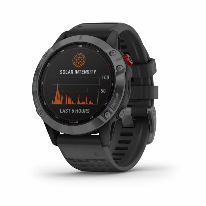 Garmin Fenix 6 Pro Solar Slate Gray W/Black Band Garmin Garmin Fenix 6 Pro Solar Slate Gray W/Black Band Garmin