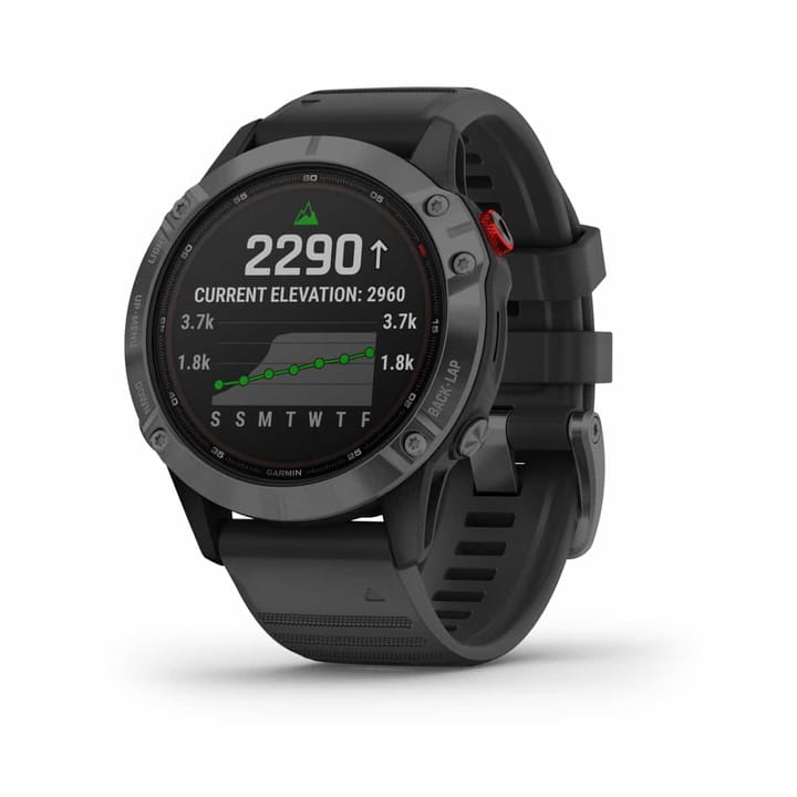 Garmin Fenix 6 Pro Solar Slate Gray W/Black Band Garmin Garmin Fenix 6 Pro Solar Slate Gray W/Black Band Garmin