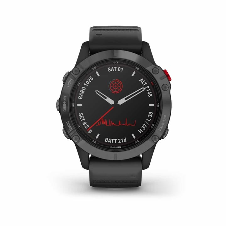 Garmin Fenix 6 Pro Solar Slate Gray W/Black Band Garmin Garmin Fenix 6 Pro Solar Slate Gray W/Black Band Garmin